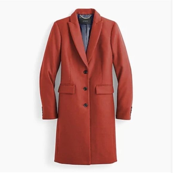 NWOT. J.Crew 100% wool topcoat